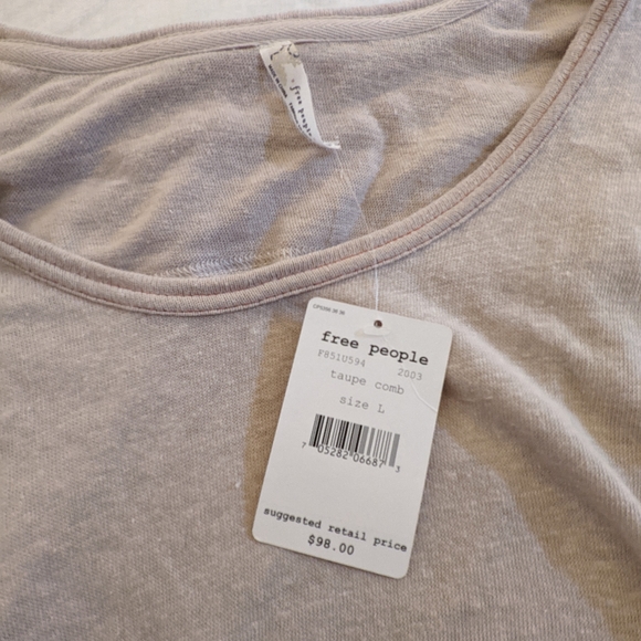 NWT Free People Claire's Snowflake Ruffle Therm BFF Wool Tunic Longsleeve - Picture 3 of 5